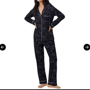 BedHead X Peanuts PJs Organic Cotton Celestial Snoopy Print Pajama Set Size XL